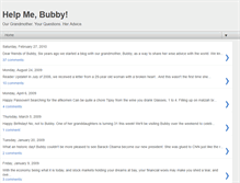 Tablet Screenshot of helpmebubby.blogspot.com