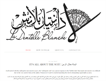 Tablet Screenshot of la-dentelle-blanche.blogspot.com