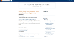 Desktop Screenshot of discountflowersbulk.blogspot.com