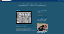 Desktop Screenshot of hacerlosmedios.blogspot.com