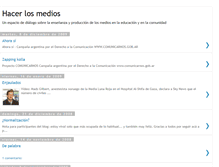 Tablet Screenshot of hacerlosmedios.blogspot.com