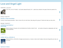 Tablet Screenshot of loveandangellight.blogspot.com