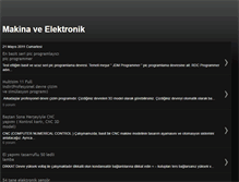 Tablet Screenshot of makinaelektronik.blogspot.com