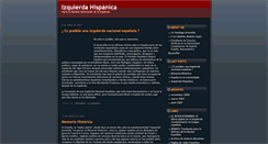 Desktop Screenshot of izquierdahispanica.blogspot.com