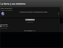 Tablet Screenshot of ltierraysusmisterios.blogspot.com