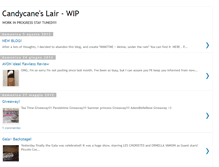 Tablet Screenshot of candyslair.blogspot.com