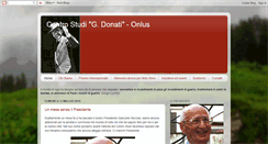 Desktop Screenshot of centrostudidonati.blogspot.com