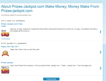 Tablet Screenshot of prizee-jackpot.blogspot.com