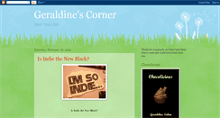 Desktop Screenshot of geraldinescorner.blogspot.com