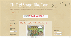 Desktop Screenshot of digiscrapnblogtrain.blogspot.com