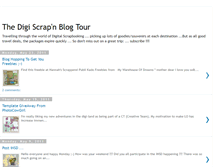 Tablet Screenshot of digiscrapnblogtrain.blogspot.com