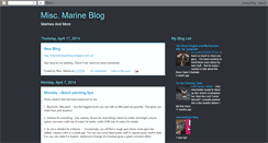 Desktop Screenshot of miscmarine.blogspot.com