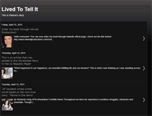 Tablet Screenshot of livedtotellit.blogspot.com