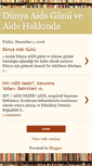 Mobile Screenshot of dunyaaidsgunu.blogspot.com
