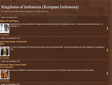 Tablet Screenshot of kerajaan-indonesia.blogspot.com