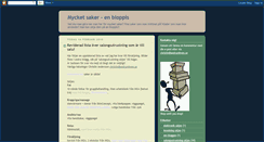 Desktop Screenshot of mycketsaker.blogspot.com