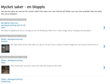 Tablet Screenshot of mycketsaker.blogspot.com