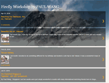 Tablet Screenshot of fireflyworkshop.blogspot.com