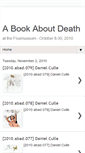 Mobile Screenshot of abookaboutdeath-fluxmuseum.blogspot.com