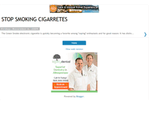 Tablet Screenshot of nicotine-free-cigarettes.blogspot.com