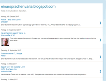 Tablet Screenshot of einarsprachenvaria.blogspot.com