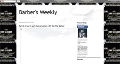 Desktop Screenshot of barbersweekly.blogspot.com