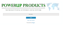 Tablet Screenshot of powerupproducts.blogspot.com