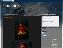 Tablet Screenshot of cutebabiesphoto.blogspot.com