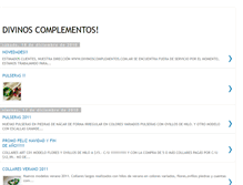 Tablet Screenshot of divinoscomplementos.blogspot.com