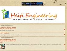 Tablet Screenshot of haitiengineering.blogspot.com