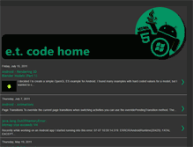 Tablet Screenshot of etcodehome.blogspot.com