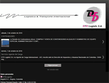 Tablet Screenshot of dtdlogistic.blogspot.com