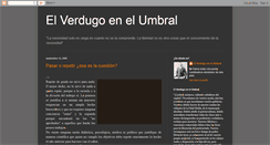 Desktop Screenshot of elverdugoenelumbral.blogspot.com