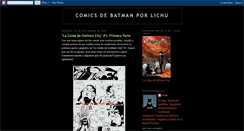 Desktop Screenshot of comicsbatman-lichu.blogspot.com