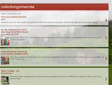 Tablet Screenshot of colectivogomarrota.blogspot.com