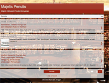 Tablet Screenshot of majelispenulis.blogspot.com