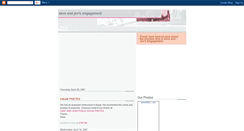 Desktop Screenshot of daveandjensengagement.blogspot.com
