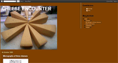 Desktop Screenshot of cheeseencounter.blogspot.com