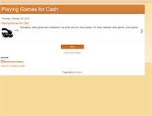 Tablet Screenshot of earnmoneybyplayinggames.blogspot.com