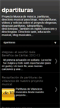 Mobile Screenshot of dpartituras.blogspot.com
