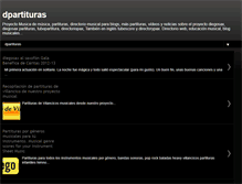 Tablet Screenshot of dpartituras.blogspot.com