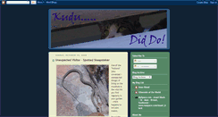 Desktop Screenshot of becoming-a-tiger.blogspot.com