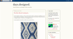Desktop Screenshot of daysdesigned.blogspot.com