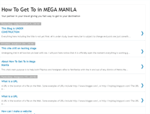 Tablet Screenshot of howtogettoinmegamanila.blogspot.com