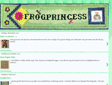 Tablet Screenshot of frogprincess2.blogspot.com