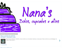 Tablet Screenshot of nanasbolos.blogspot.com