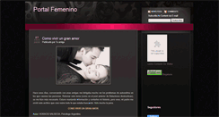 Desktop Screenshot of portalfemenino.blogspot.com