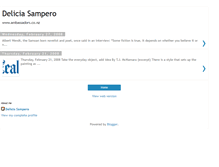 Tablet Screenshot of deliciasampero.blogspot.com