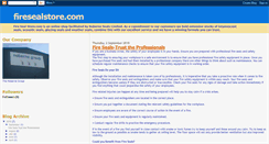 Desktop Screenshot of firesealstore.blogspot.com