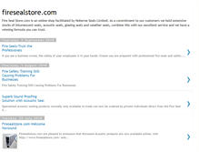 Tablet Screenshot of firesealstore.blogspot.com